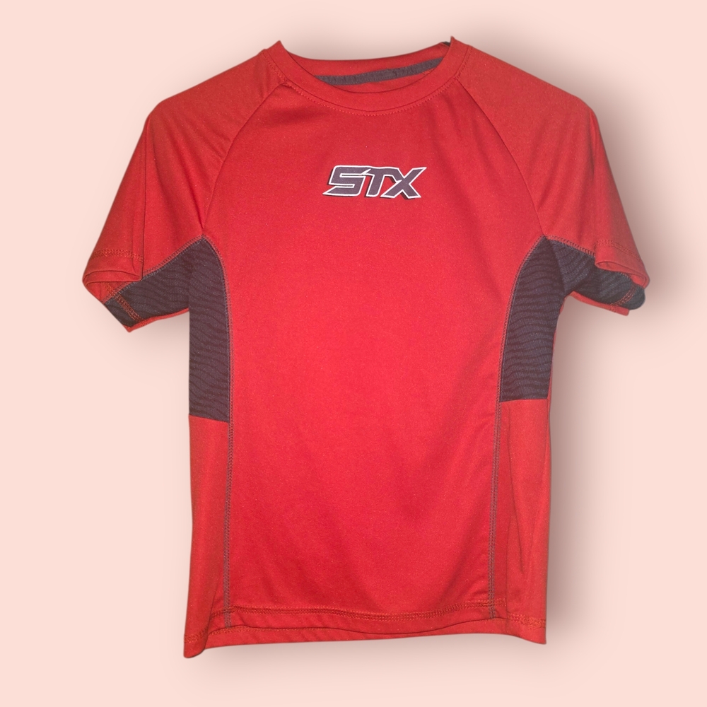 STX Red Athletic Shirt with Black Details